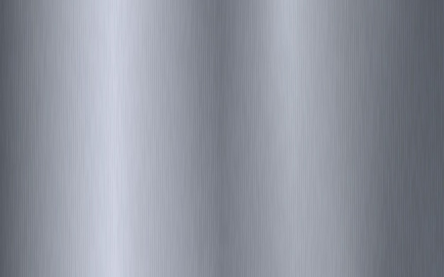 Srebrny metaliczny gradient z zadrapaniami. Tytan, stal, chrom, efekt struktury powierzchni folii niklowej.