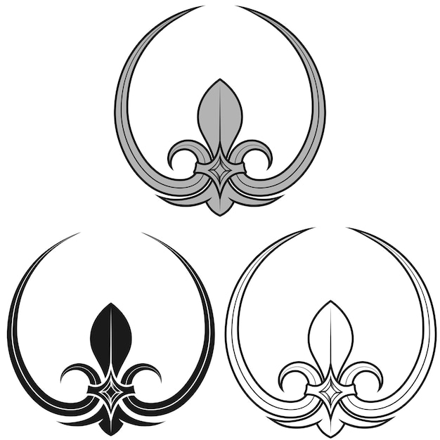 Średniowieczny Symbol Fleurdeli