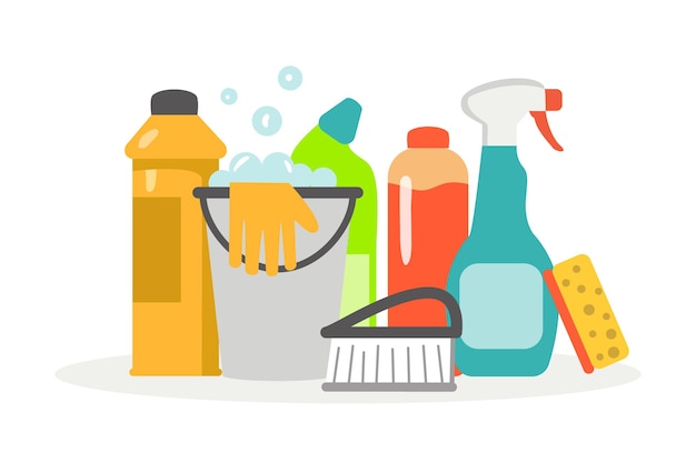 Środki Czyszczące Narzędzia Do Czyszczenia Serwisowego Produkty Chemii Sanitarnej Do Prania Podłogi W Kuchni