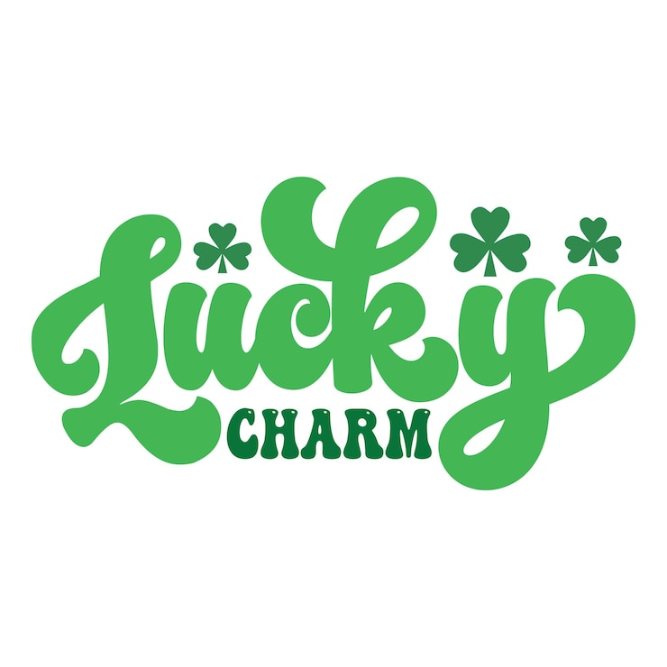 Wektor st patrick's day retro svg design i pobranie cyfrowe