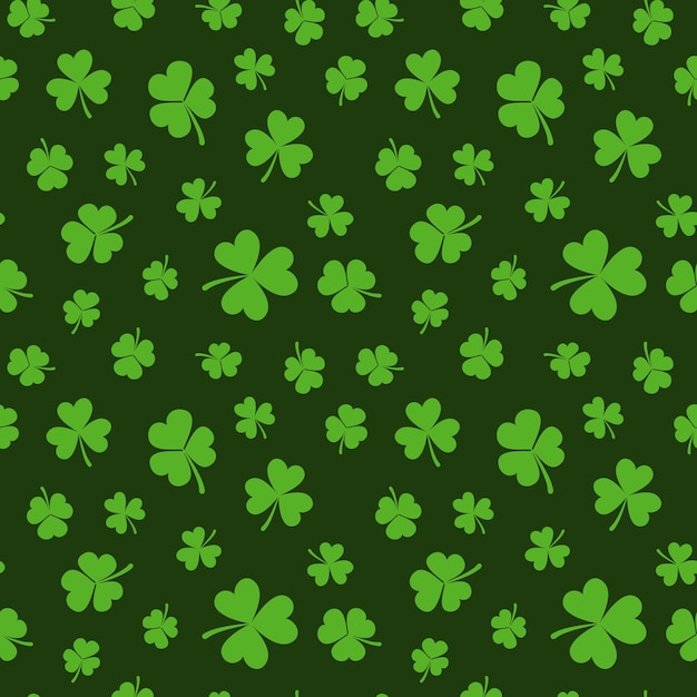 St Patricks day wektor wzór lub tło