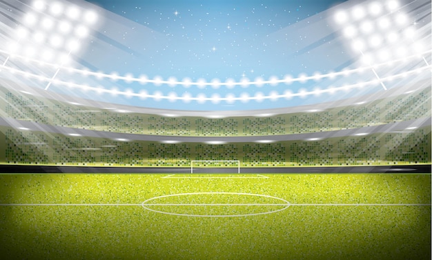 Stadion piłkarski. Football Arena.
