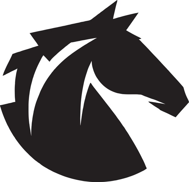 StallionCraft rzemieślnicza grafika wektorowa dla logo koni
