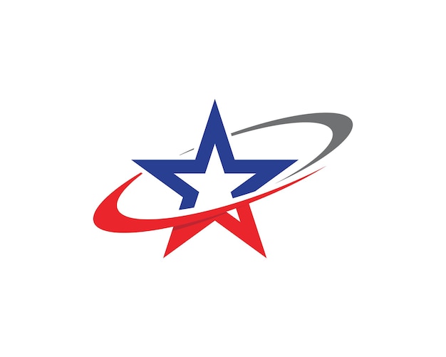 Star Logo Szablon wektora