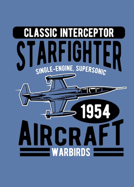 Plik wektorowy starfighter warbird