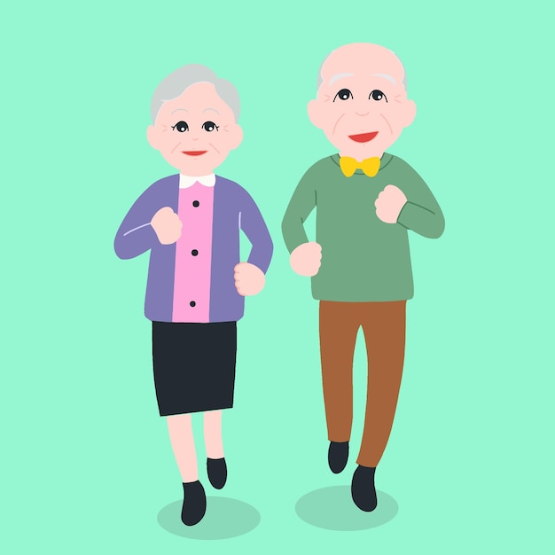 Starsze Osoby Z Okazji Dnia Dziadka I Miłość Starszej Pary