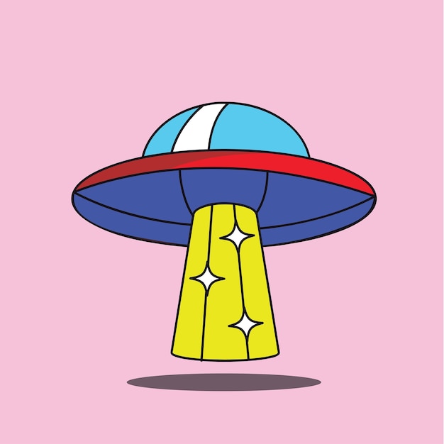 Plik wektorowy statek kosmiczny ufo wektor ilustracji