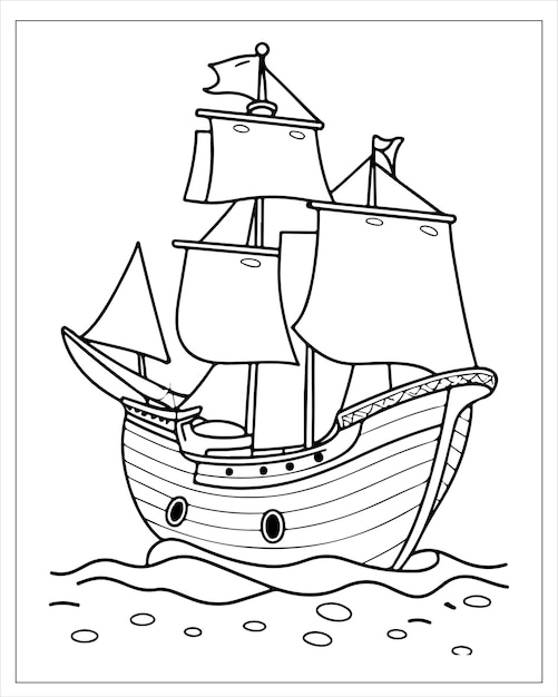 Plik wektorowy statek piratów
