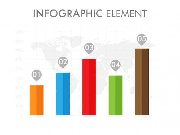 Statystyczny Element Infograficzny Dla Firmy.