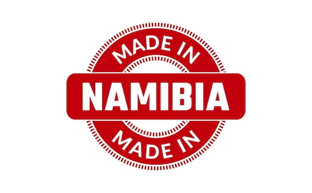 Stempel gumowy wyprodukowany w Namibii