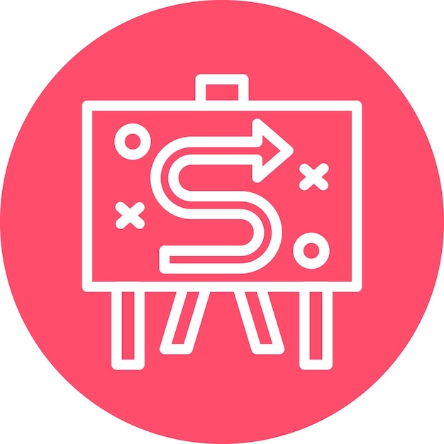 Strategia projektowania wektorowego Styl ikony