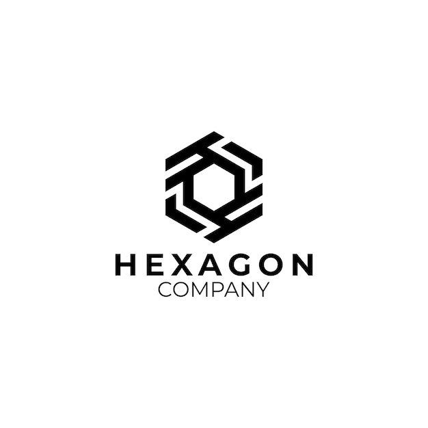 Streszczenie Cube Box Hexagon Logo Design Inspiracja