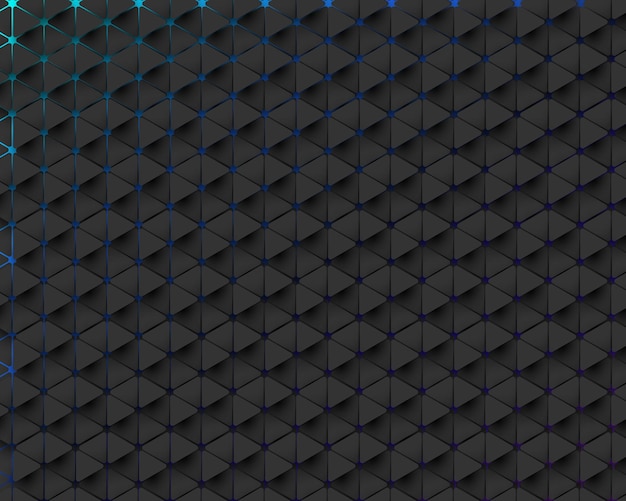 Plik wektorowy streszczenie czarny trójkąt 3d wzór z futurystyczną technologią cyfrowej hi tech koncepcja tło. ilustracja wektorowa