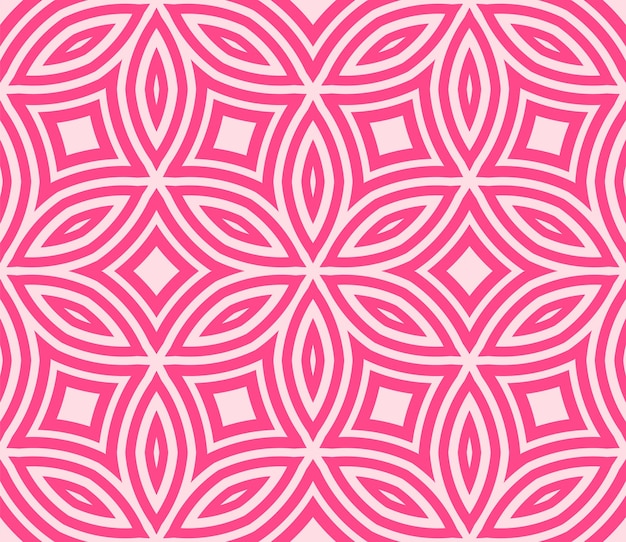 Streszczenie fantasy paski cienka linia okrągły geometryczny wzór. Kreatywna mozaika, dachówka