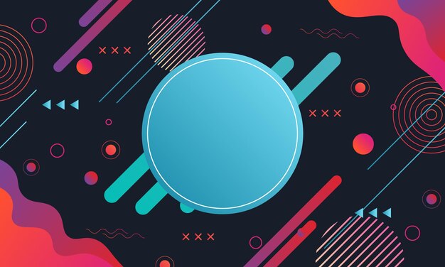 Streszczenie futurystyczny gradient geometryczne tło. Zupełnie nowy projekt reklamy.