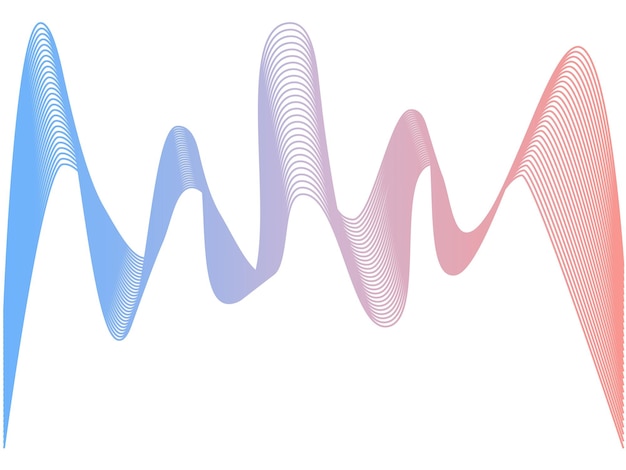 Plik wektorowy streszczenie gładkie linie gradientu. abstrakcja projektu strony internetowej.
