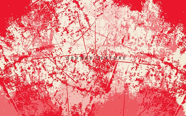 Streszczenie Grunge Tekstury Splash Farby Białe I Czerwone Tło