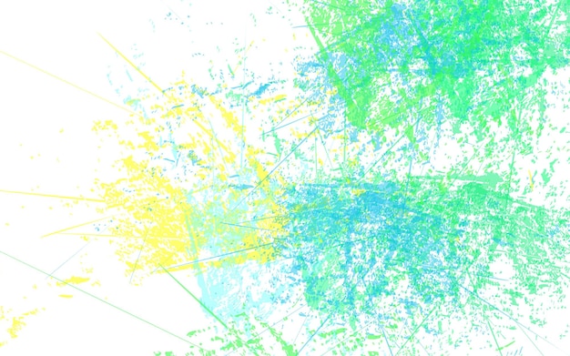 Streszczenie Grunge Tekstury Splash Farby Białe I Zielone Tło