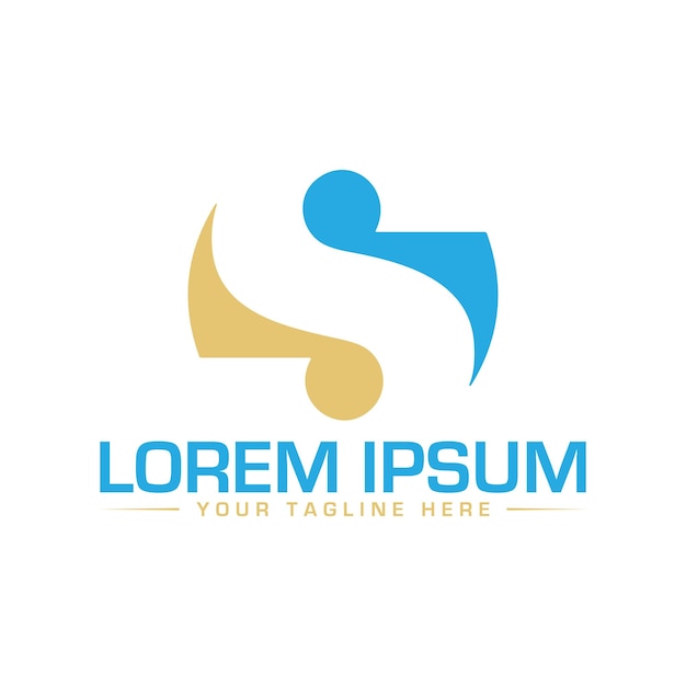 Streszczenie Inicjalna litera S Logo S Letter Logo Design Wyjątkowy i profesjonalny projekt logo