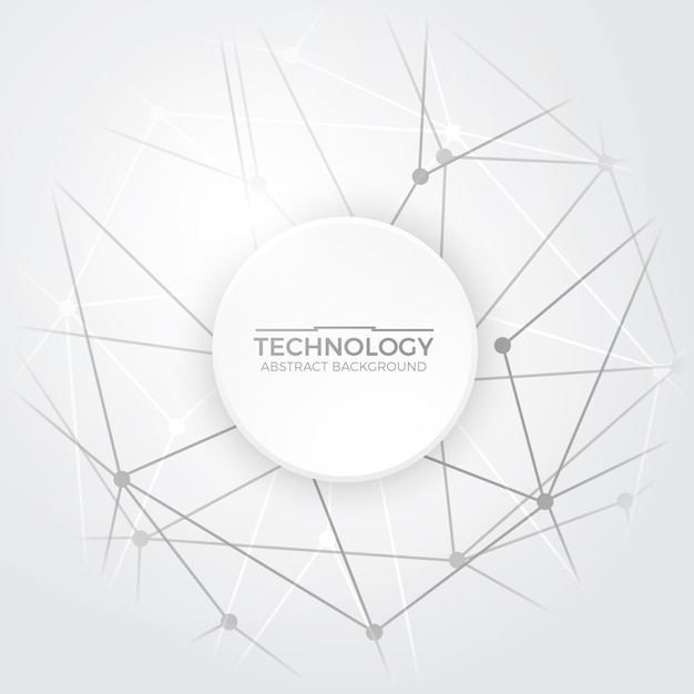 Streszczenie jasnoszary połączony szablon transparent technologii