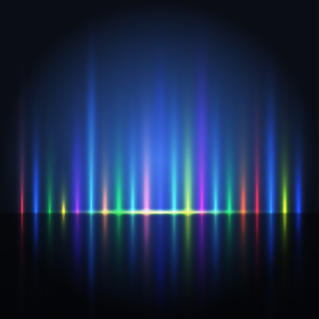 Plik wektorowy streszczenie kolor tła linii światła