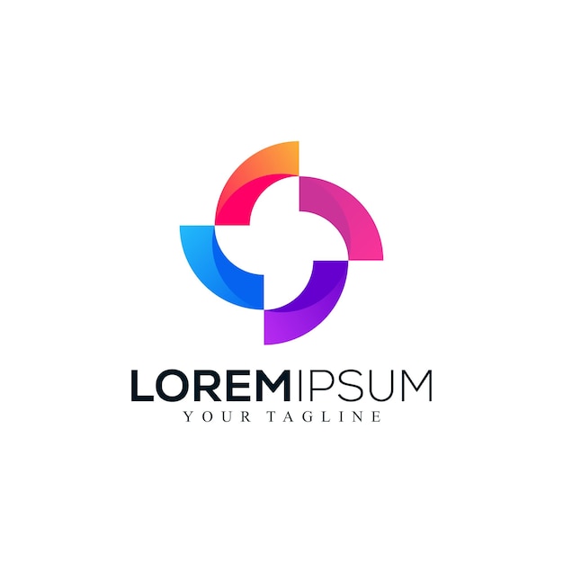 streszczenie kolorowe logo projektu