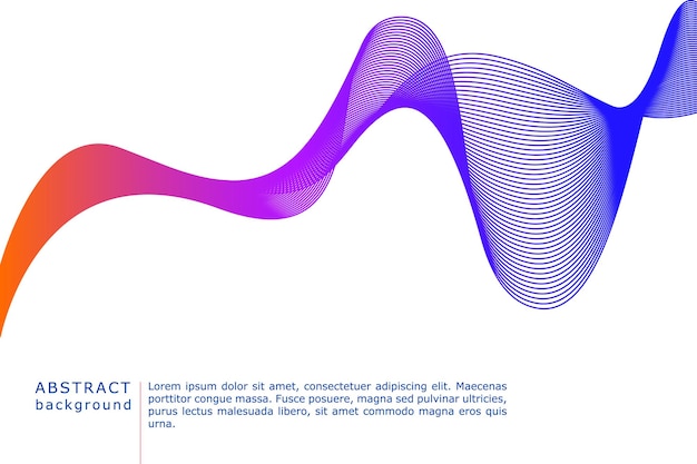 Plik wektorowy streszczenie kolorowe tło fala