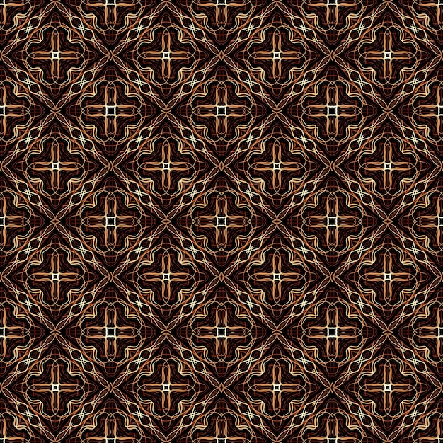 Streszczenie krzyż brązowy tekstylny etniczny wzór tła kreatywnych tkanin tekstury ilustracja