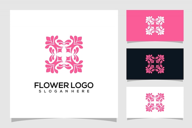 Streszczenie Logo Kwiatów
