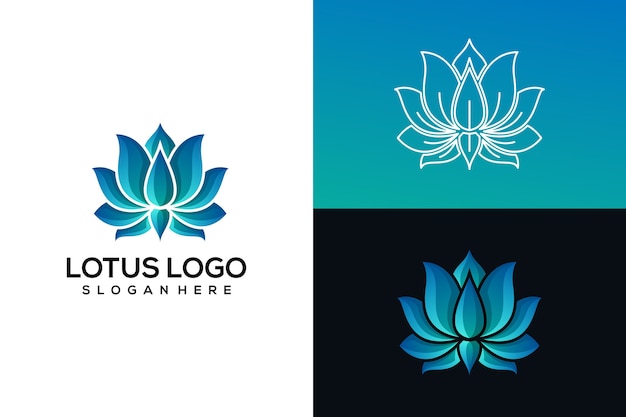 streszczenie logo lotosu