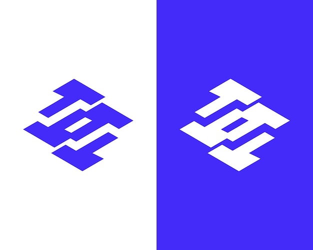 Streszczenie logo technologii i technologii ST Minimalistyczny wektor logo ST