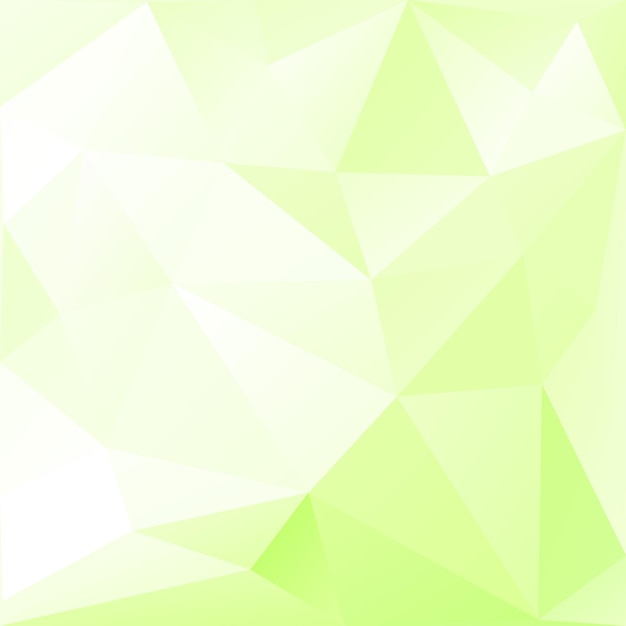 Streszczenie low poly tło trójkątów w jasnozielonych kolorach