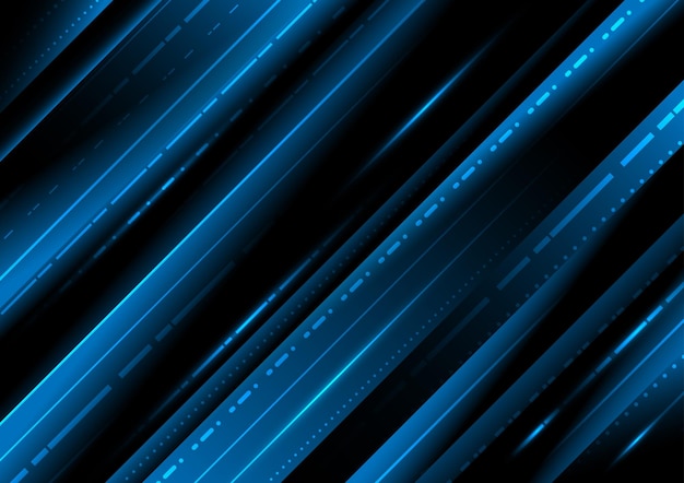 Streszczenie nowoczesnej technologii futurystyczne tło z ukośną linią światła wektor wzór