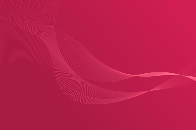 Streszczenie nowoczesny luksus Viva Magenta tło z falami. Koncepcja innowacyjnych technologii.
