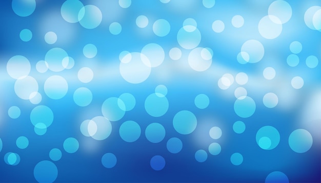 Streszczenie nowoczesny niebieski gradient niewyraźne z tłem bokeh