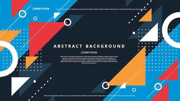Streszczenie Płaskie Geometryczne Kształty Tła
