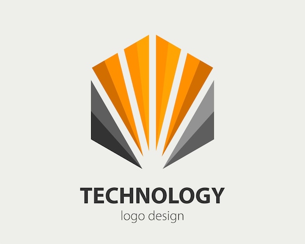 Streszczenie Projektu Logo Firmy. Koncepcja Logo Firmy Wektor. Znak Firmowy Haxogen Dla Tożsamości Marki