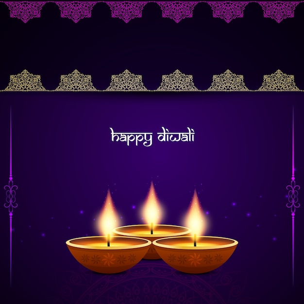 Streszczenie Religijnych Happy Diwali Tle