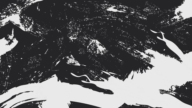 Plik wektorowy streszczenie surrealistyczne czarno-biały grunge tekstura tło wektor