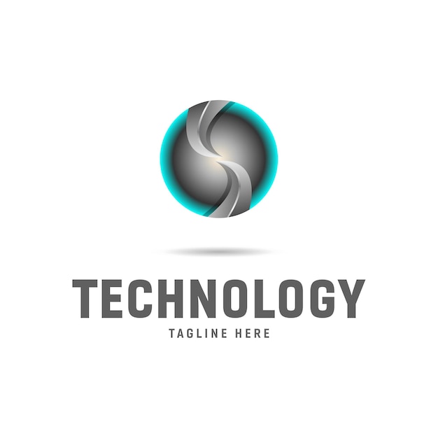 Streszczenie Technologia Koło Szablon Logo