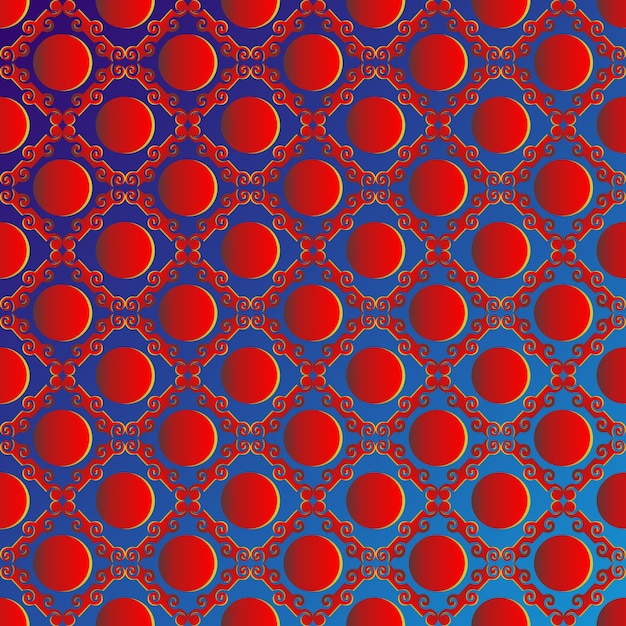 Plik wektorowy streszczenie teksturowanej bezszwowe tło w kolorach niebieskim i czerwonym