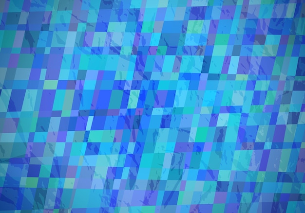 Streszczenie teksturowanej tło z niebieskimi kolorowymi prostokątami. Piękny futurystyczny dynamiczny wzór geometryczny. Ilustracja wektorowa
