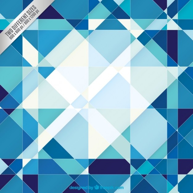 Streszczenie tle geometryczne w niebieskich kolorach