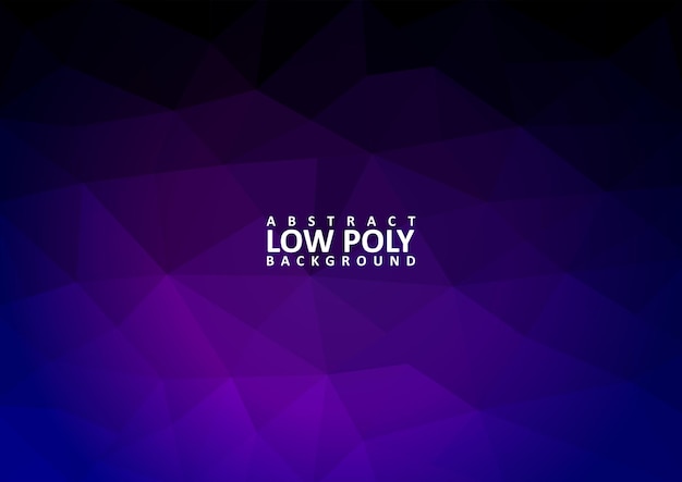 Streszczenie tło low poly z trójkątnymi kształtami