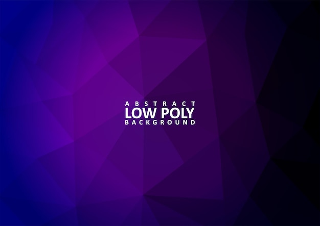 Streszczenie tło low poly z trójkątnymi kształtami