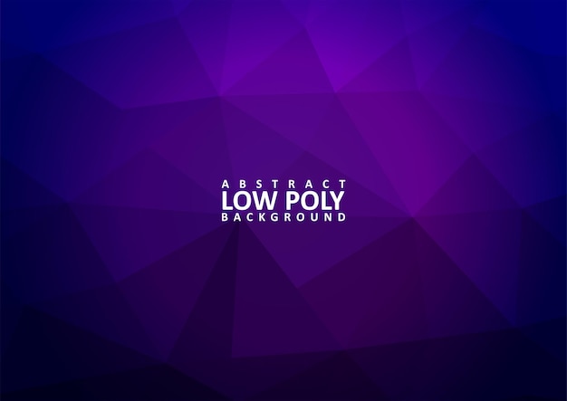 Streszczenie tło low poly z trójkątnymi kształtami
