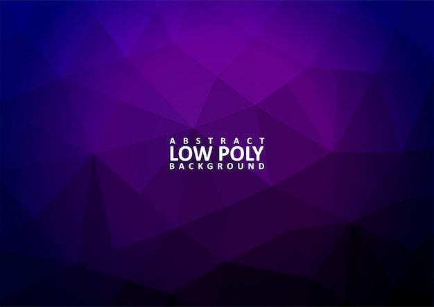 Streszczenie tło low poly z trójkątnymi kształtami