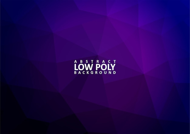 Streszczenie tło low poly z trójkątnymi kształtami