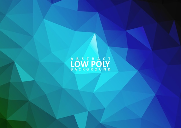 Streszczenie tło low poly z trójkątnymi kształtami