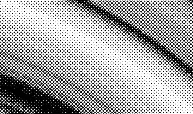 Streszczenie tło wektor półtonów czarno-białe kropki kształt transparentu